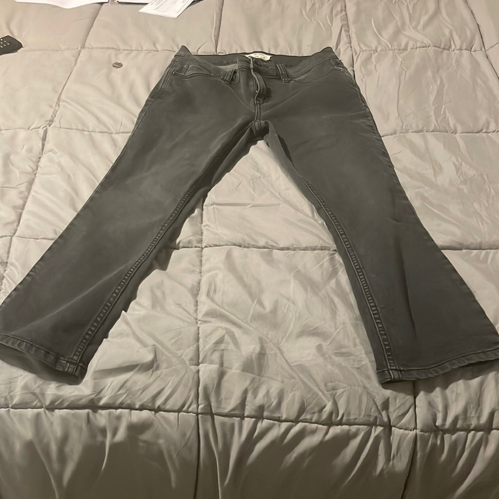 Free People black jeans. Size 26W. Flared legs.